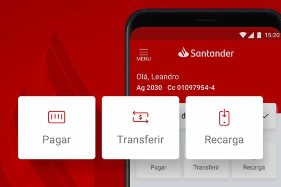 Aplicativo Santander Mobile