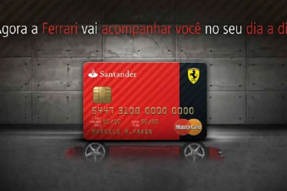 Cartão Ferrari Santander Mastercard – Solicitar!