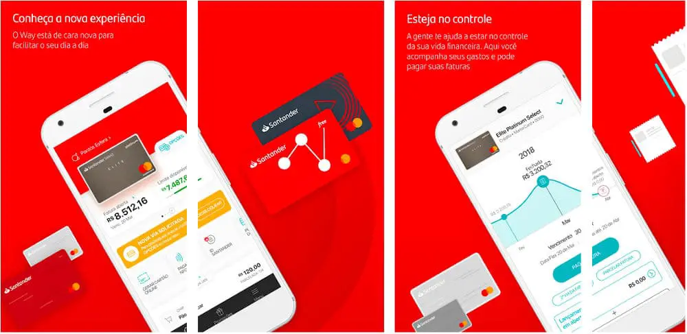 App Santander Way para Android e iOS da Apple