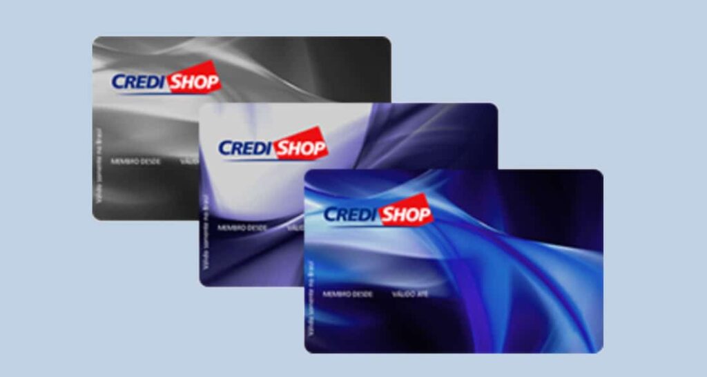 cartão de crédito Credishop - cartão credi-shop